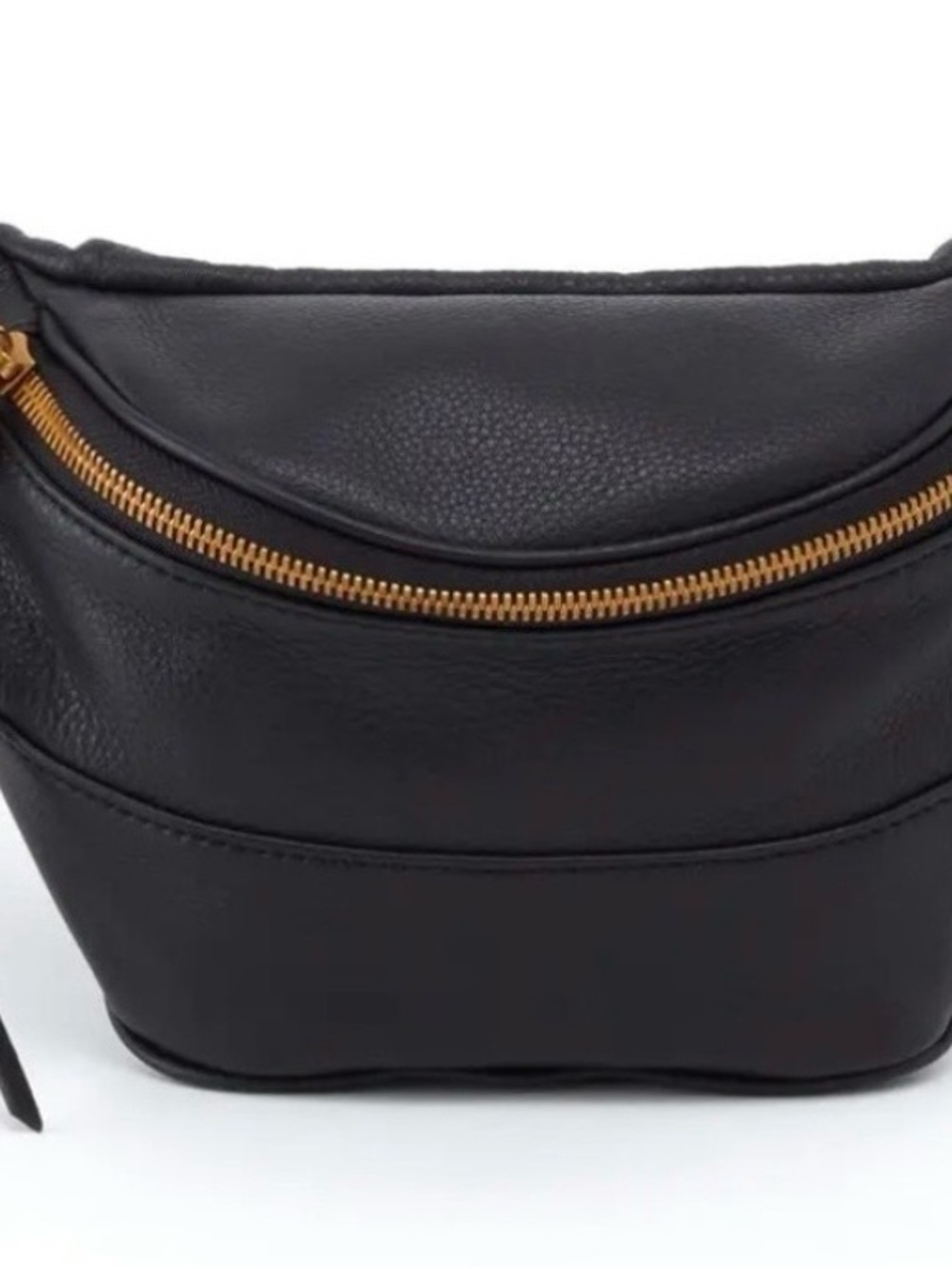 Hobo Classic Black Leather JETT Crossbody Bag